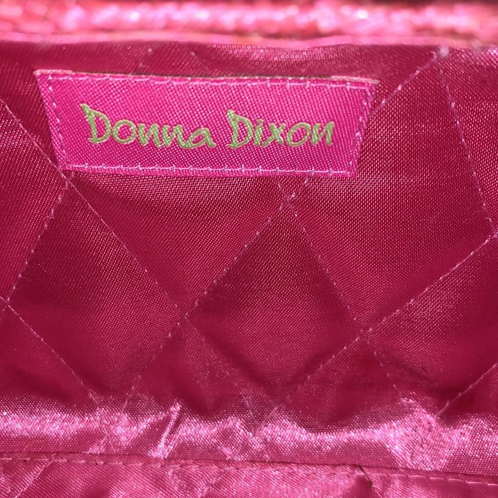 Donna Dixon Straw‎ Mini Bag With Metal Chain - Picture 10 of 11